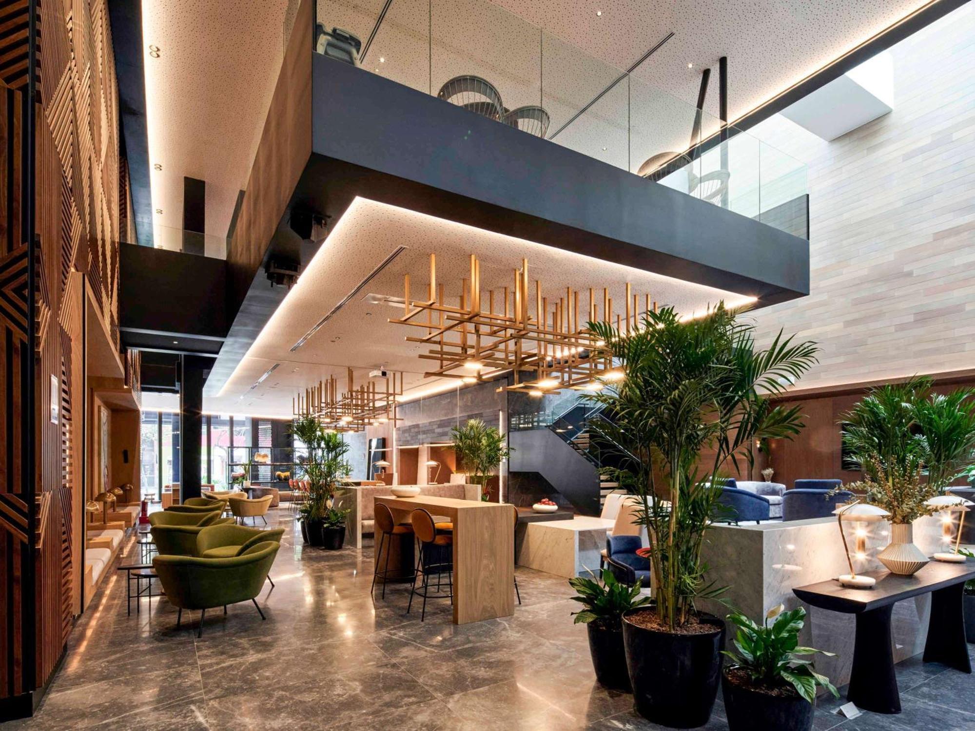Pullman Lima Miraflores 외부 사진 The lobby of the hotel
